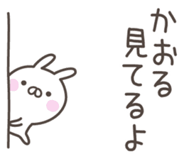 KAORU's basic pack,cute rabbit sticker #13755305