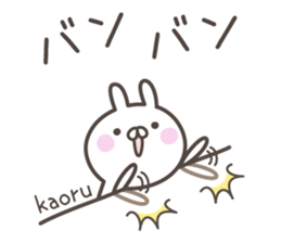 KAORU's basic pack,cute rabbit sticker #13755306