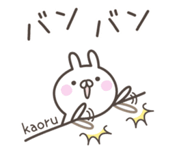 KAORU's basic pack,cute rabbit sticker #13755306