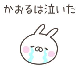 KAORU's basic pack,cute rabbit sticker #13755311