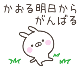 KAORU's basic pack,cute rabbit sticker #13755324