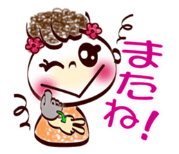 Cute smile! sign language ver.1 sticker #13755757