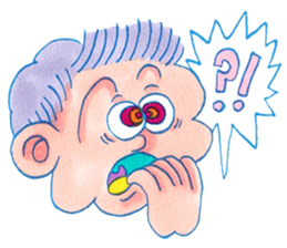 NEGATIVE BLUE sticker #13755966