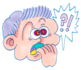 NEGATIVE BLUE sticker #13755966