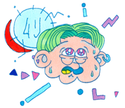 NEGATIVE BLUE sticker #13755969