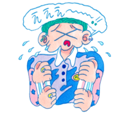 NEGATIVE BLUE sticker #13755974