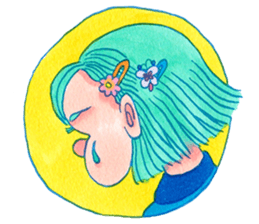 NEGATIVE BLUE sticker #13755977