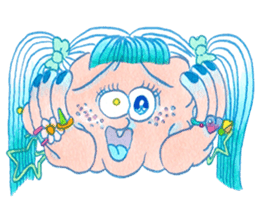 NEGATIVE BLUE sticker #13755978