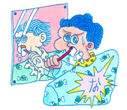 NEGATIVE BLUE sticker #13755979