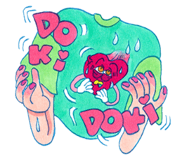 NEGATIVE BLUE sticker #13755981