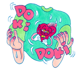 NEGATIVE BLUE sticker #13755981