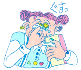 NEGATIVE BLUE sticker #13755982