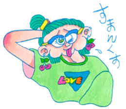 NEGATIVE BLUE sticker #13755985