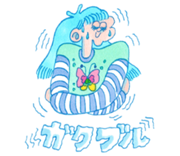 NEGATIVE BLUE sticker #13755986