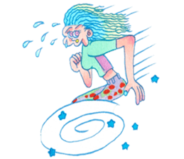 NEGATIVE BLUE sticker #13756000