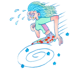 NEGATIVE BLUE sticker #13756000