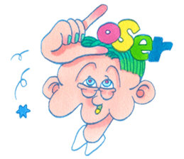 NEGATIVE BLUE sticker #13756001