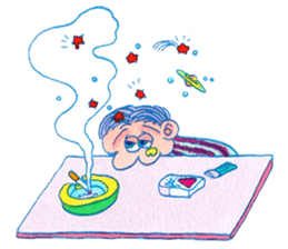 NEGATIVE BLUE sticker #13756005