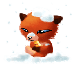 Soft Foxes sticker #13756534