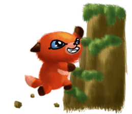 Soft Foxes sticker #13756537