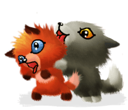 Soft Foxes sticker #13756549