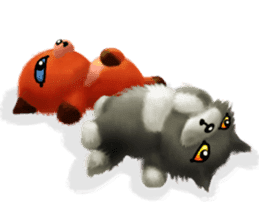 Soft Foxes sticker #13756551