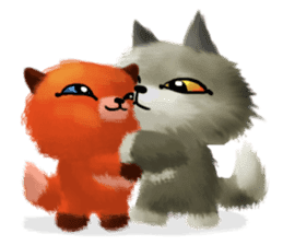 Soft Foxes sticker #13756553