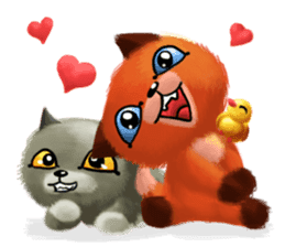 Soft Foxes sticker #13756554