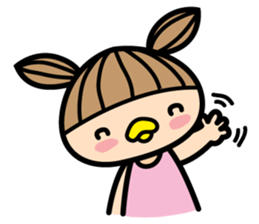 District travel girl 'JJOO' sticker #13757486