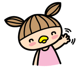 District travel girl 'JJOO' sticker #13757486