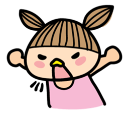 District travel girl 'JJOO' sticker #13757488