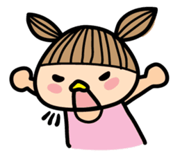 District travel girl 'JJOO' sticker #13757488