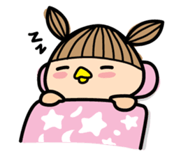 District travel girl 'JJOO' sticker #13757490