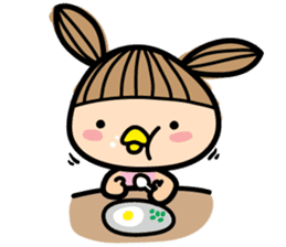 District travel girl 'JJOO' sticker #13757491