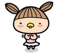 District travel girl 'JJOO' sticker #13757492