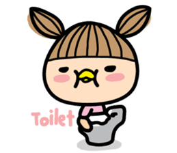 District travel girl 'JJOO' sticker #13757493