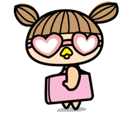 District travel girl 'JJOO' sticker #13757494