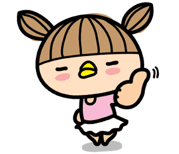District travel girl 'JJOO' sticker #13757497