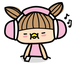 District travel girl 'JJOO' sticker #13757498