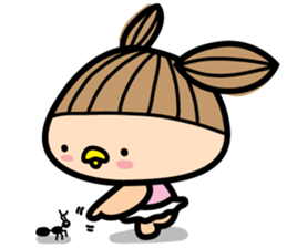 District travel girl 'JJOO' sticker #13757500