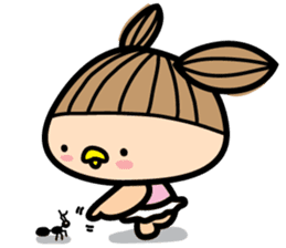 District travel girl 'JJOO' sticker #13757500