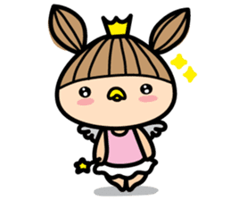 District travel girl 'JJOO' sticker #13757501
