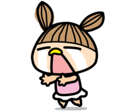 District travel girl 'JJOO' sticker #13757510