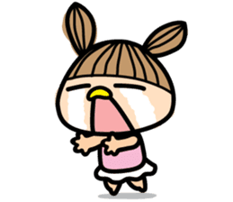 District travel girl 'JJOO' sticker #13757510