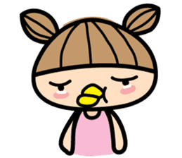 District travel girl 'JJOO' sticker #13757512