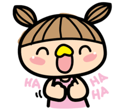 District travel girl 'JJOO' sticker #13757514