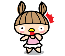 District travel girl 'JJOO' sticker #13757516