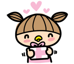 District travel girl 'JJOO' sticker #13757517