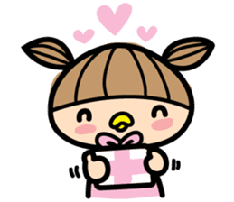 District travel girl 'JJOO' sticker #13757517
