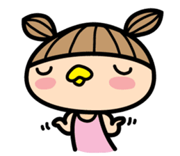 District travel girl 'JJOO' sticker #13757518